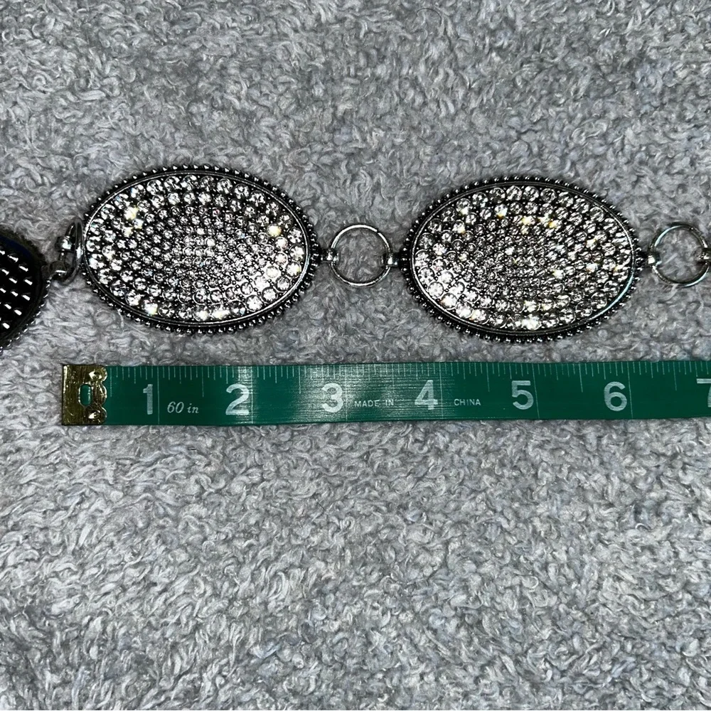 Forever 21 Silver Oval Link Belt